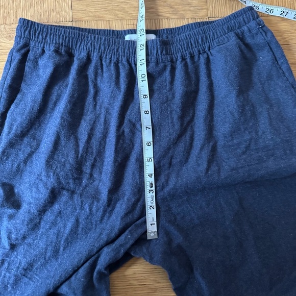 Hamilton + Hare Mens Large Pyjama Trouser Pants Navy Blue Elastic Waist - Picture 4 of 10